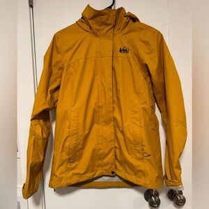 REI Yellow Rain Jacket